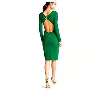 Roberto Cavalli Woven midi Emerald dress Sz S